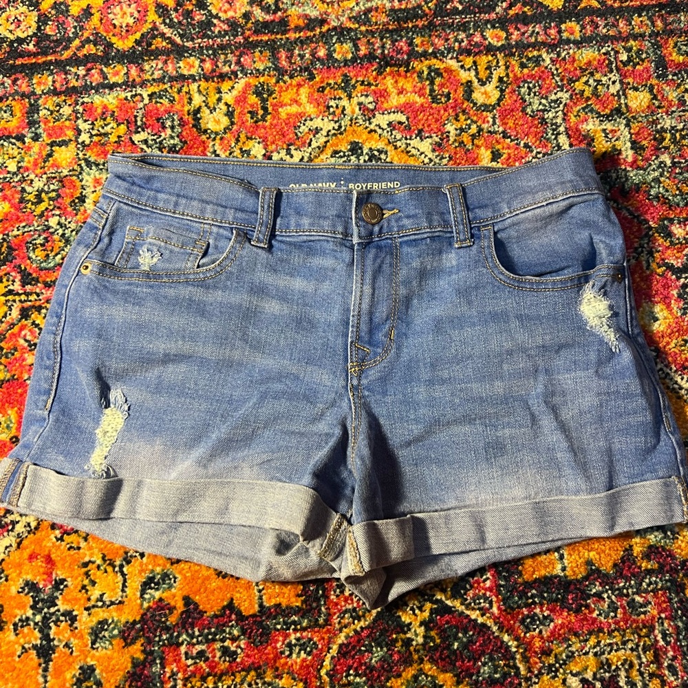 Old navy boyfriend denim shorts